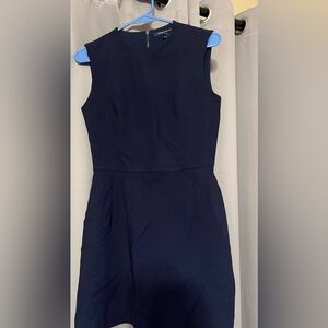 French Connection Strapless Navy Dress